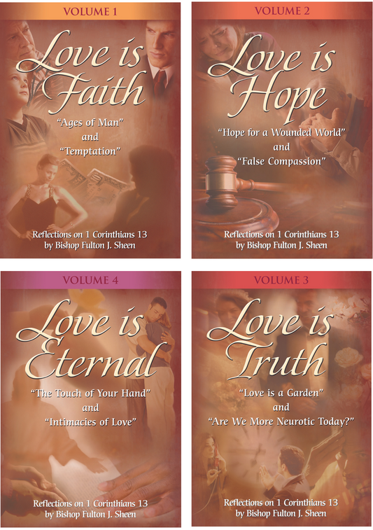 Faith, Hope, and Love...But the Greatest of These is Love- Set of 4